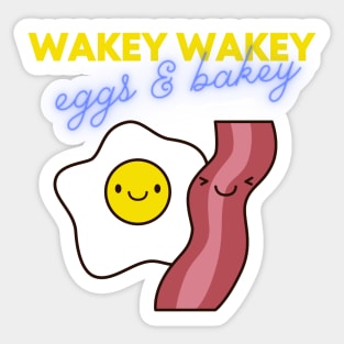 Funny & Cute Bacon and Eggs Sticker